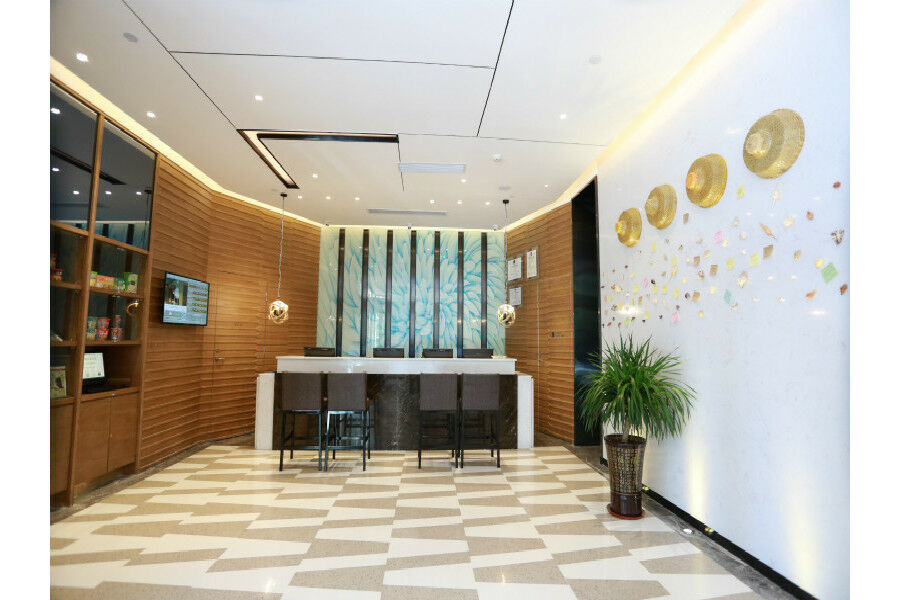 锦江都城酒店海南省政府日月广场免税店 Haikou (Hainan) Exterior foto
