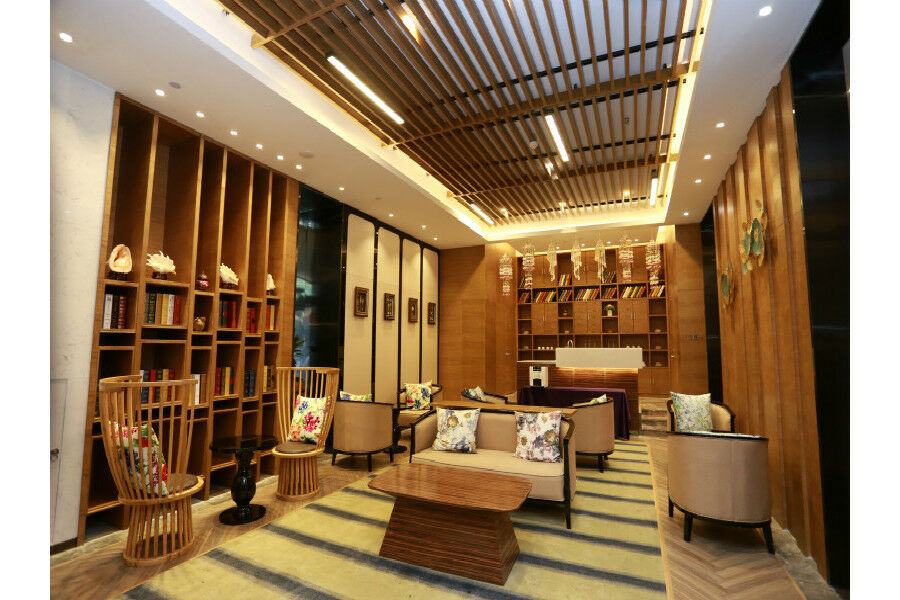 锦江都城酒店海南省政府日月广场免税店 Haikou (Hainan) Exterior foto