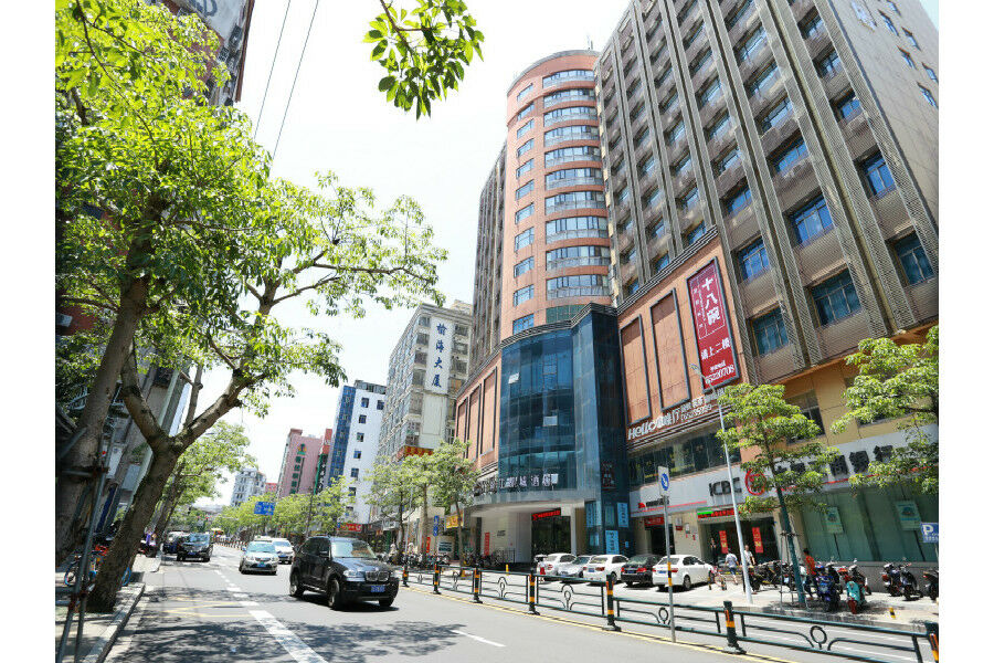 锦江都城酒店海南省政府日月广场免税店 Haikou (Hainan) Exterior foto